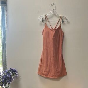 HALARA Pink Slip Dress Spaghetti Strap Mini